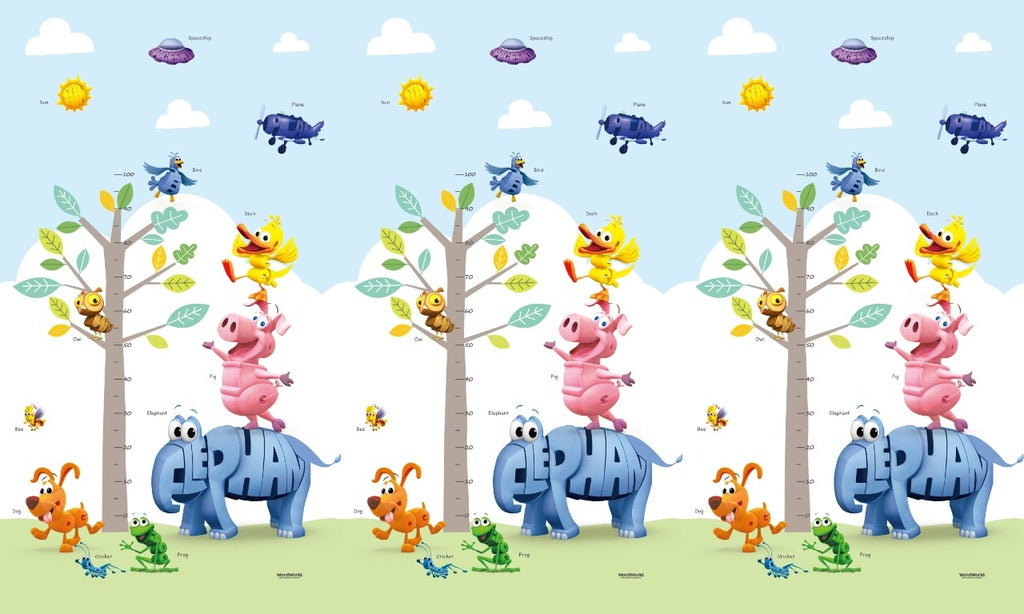 High quality baby floor play mat foldable portable animal printed playmat (180*200 cm)