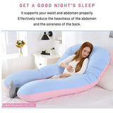 Pregnancy Pillow U Shaped 140 X 80 with Pillow Cover