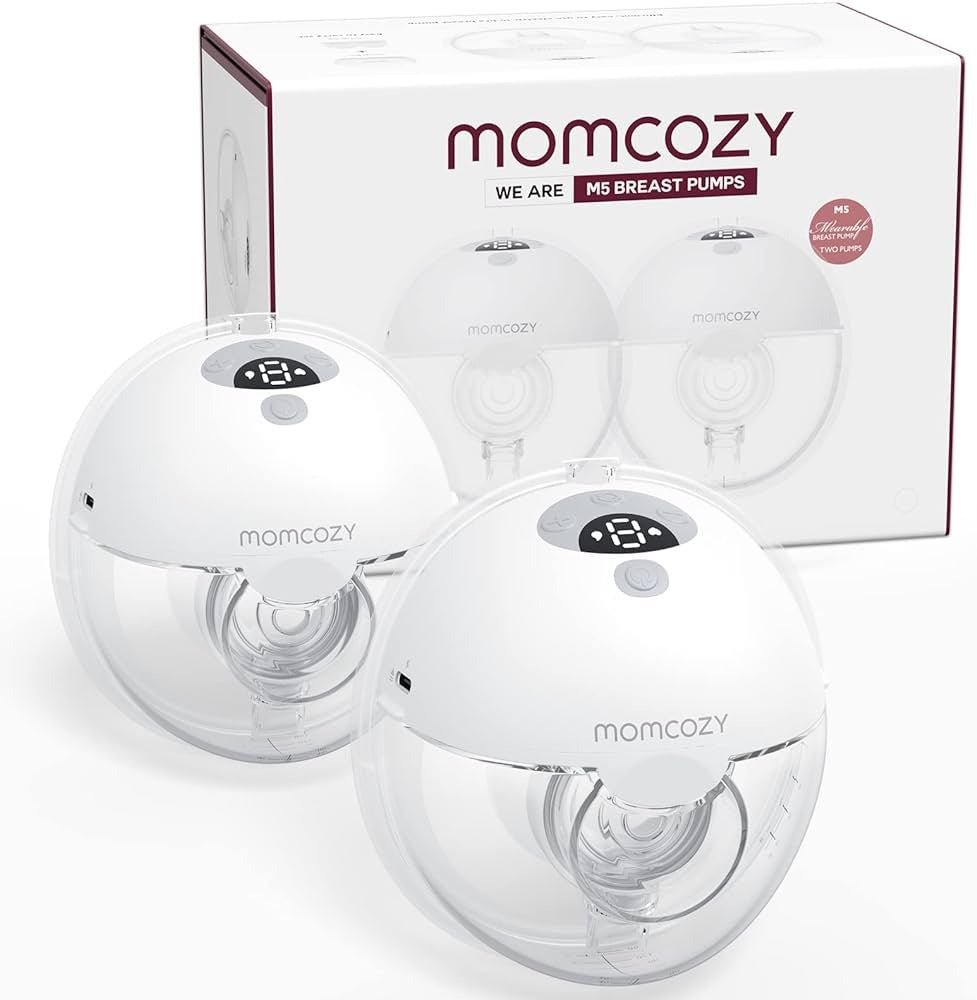 Momcozy M5 Double Wearable Breast Pump - Hands-Free & Efficient