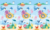 High quality baby floor play mat foldable portable animal printed playmat (180*200 cm)