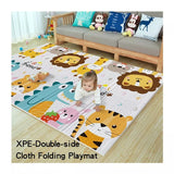 High quality baby floor play mat foldable portable animal printed playmat (180*200 cm)